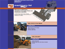 Tablet Screenshot of ajmachinery.co.uk